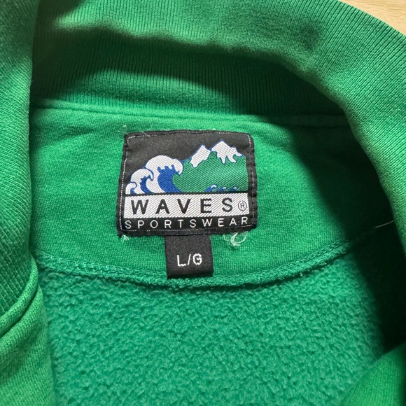 Green Saskatchewan Rough Riders CFL full zip sweatshirt - Picture 4 of 7